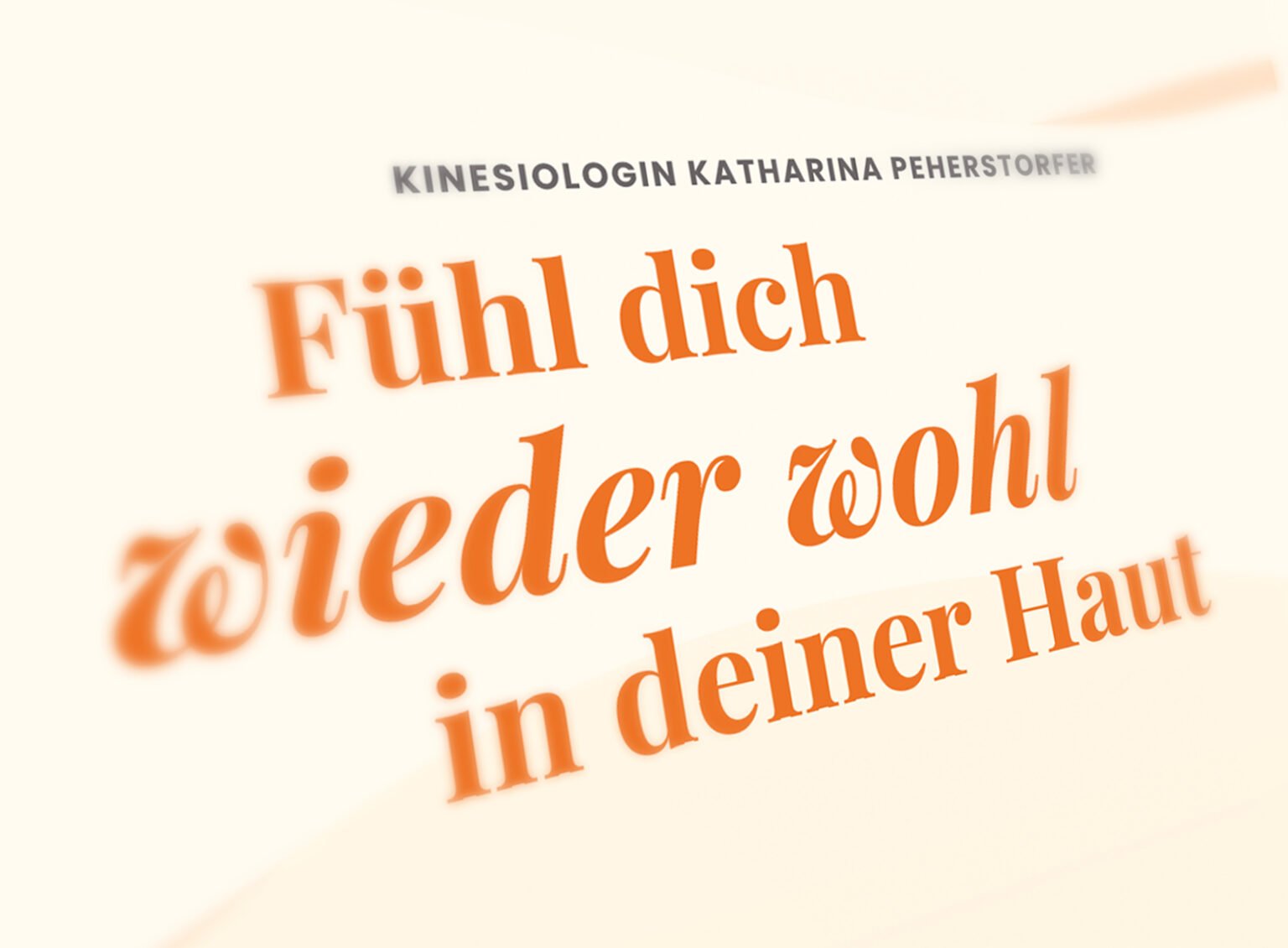 Website von Alles in Balance mit dem Schriftzug „Fühl dich wieder wohl in deiner Haut“